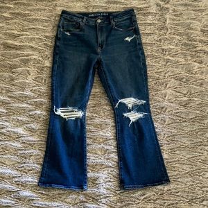 American eagle crop artist jeans size 12 short
